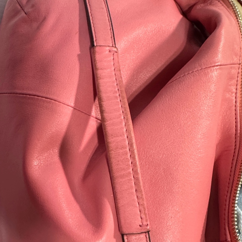LOW START IN SHOW ONLY Coach Kristen Leather Hobo – Style F22309 – Pink - Picture 12 of 16